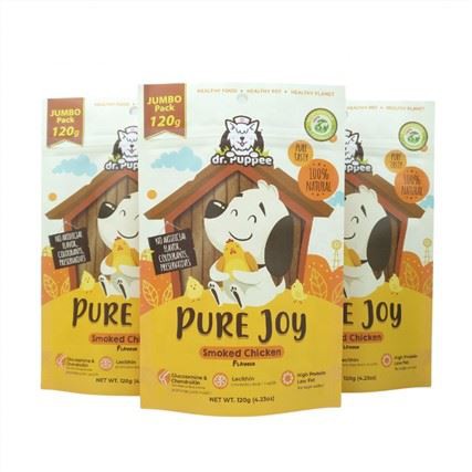 Vetoketju seisoo pussi lemmikkieläinten ruokapussit